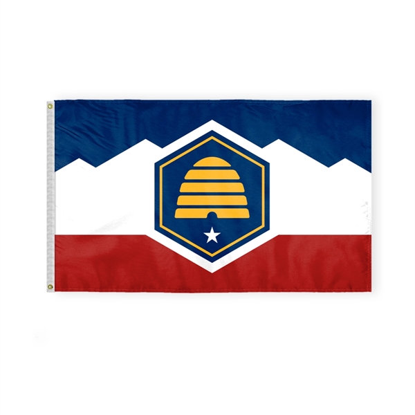 3'X5' ePoly 1ply Utah(Design 2023) Flag - 3'X5' ePoly 1ply Utah(Design 2023) Flag - Image 0 of 0