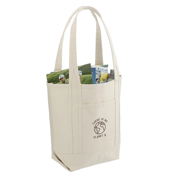 Organic Cotton Boat Tote - Organic Cotton Boat Tote - Image 2 of 3