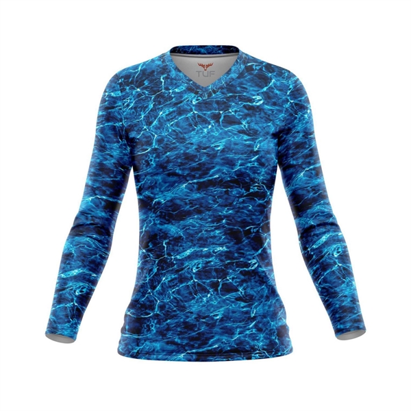 Mossy Oak® Women's Polyester Interlock T-Shirt, UPF 50+ - Mossy Oak® Women's Polyester Interlock T-Shirt, UPF 50+ - Image 3 of 3