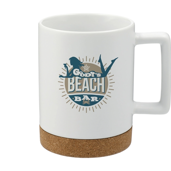 Bates 15oz Ceramic Mug w/ Cork Base - Bates 15oz Ceramic Mug w/ Cork Base - Image 1 of 1