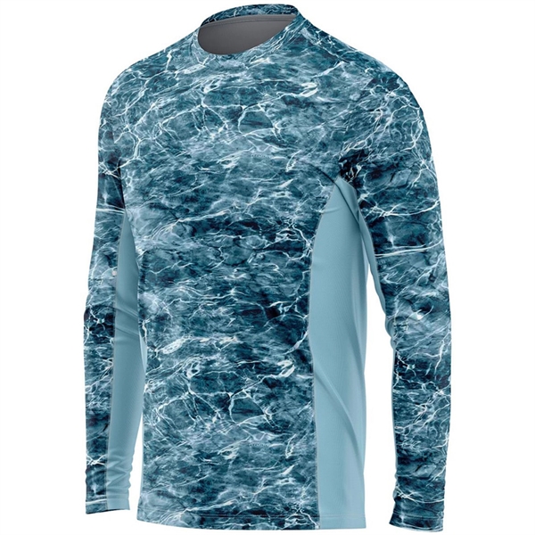 Mossy Oak® Men's Polyester Interlock T-Shirt, UPF 50+ - Mossy Oak® Men's Polyester Interlock T-Shirt, UPF 50+ - Image 1 of 4
