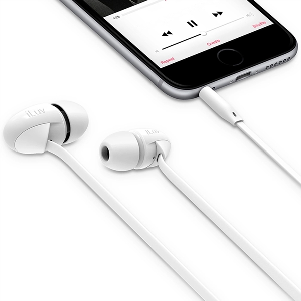 iLuv® Tangle-Resistant Earbuds - iLuv® Tangle-Resistant Earbuds - Image 3 of 4