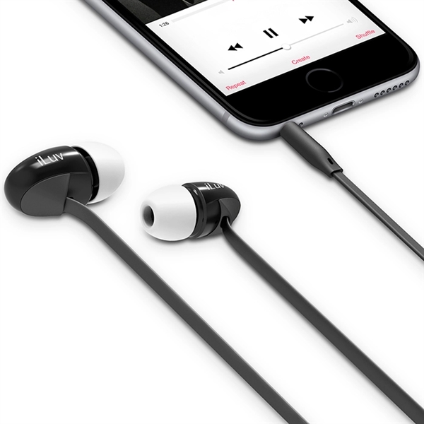 iLuv® Tangle-Resistant Earbuds - iLuv® Tangle-Resistant Earbuds - Image 4 of 4