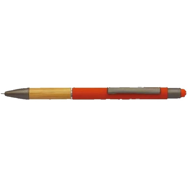 Bamboo Soft Touch Rubber Metal Pen - Bamboo Soft Touch Rubber Metal Pen - Image 6 of 6
