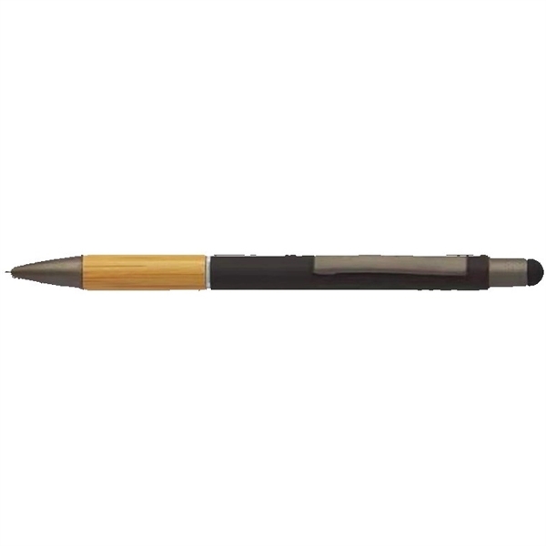 Bamboo Soft Touch Rubber Metal Pen - Bamboo Soft Touch Rubber Metal Pen - Image 1 of 6