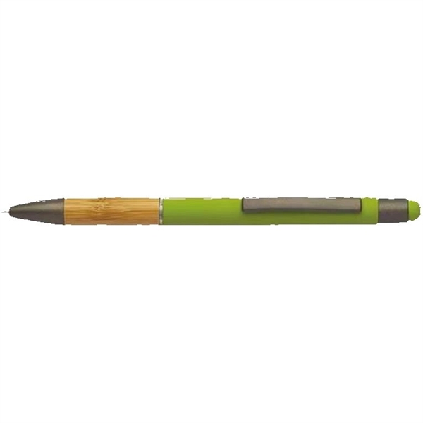 Bamboo Soft Touch Rubber Metal Pen - Bamboo Soft Touch Rubber Metal Pen - Image 3 of 6