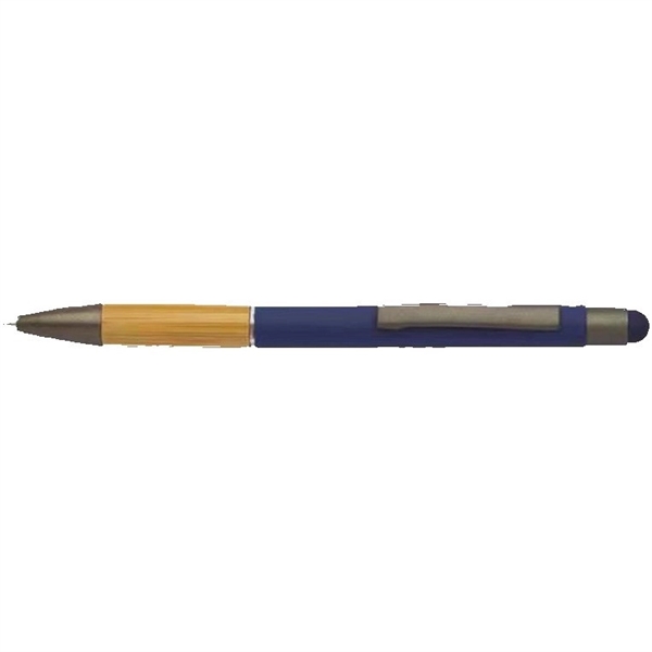Bamboo Soft Touch Rubber Metal Pen - Bamboo Soft Touch Rubber Metal Pen - Image 4 of 6