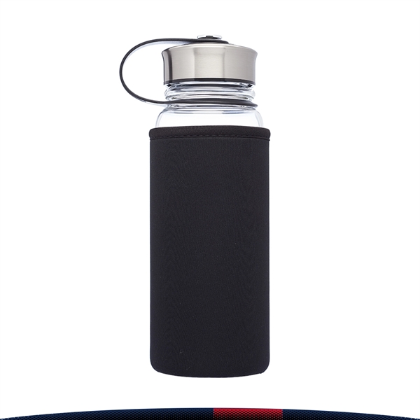 Melathy Glass Water Bottle - 25 OZ. - Melathy Glass Water Bottle - 25 OZ. - Image 3 of 4
