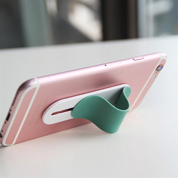 Collapsible Sliding Cell Phone Finger Grip Holder & Stand - Collapsible Sliding Cell Phone Finger Grip Holder & Stand - Image 1 of 4