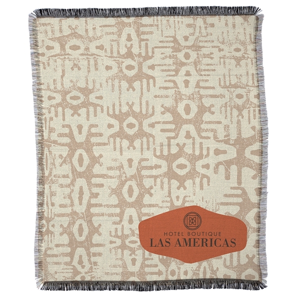 Fringed Woven Tapestry 50- x 60- 500GSM - Full Color