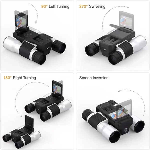 12x32 Rotating LCD Display Digital Binoculars Camera - 12x32 Rotating LCD Display Digital Binoculars Camera - Image 2 of 4