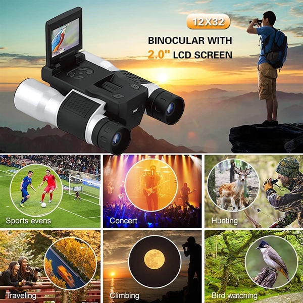 12x32 Rotating LCD Display Digital Binoculars Camera - 12x32 Rotating LCD Display Digital Binoculars Camera - Image 4 of 4