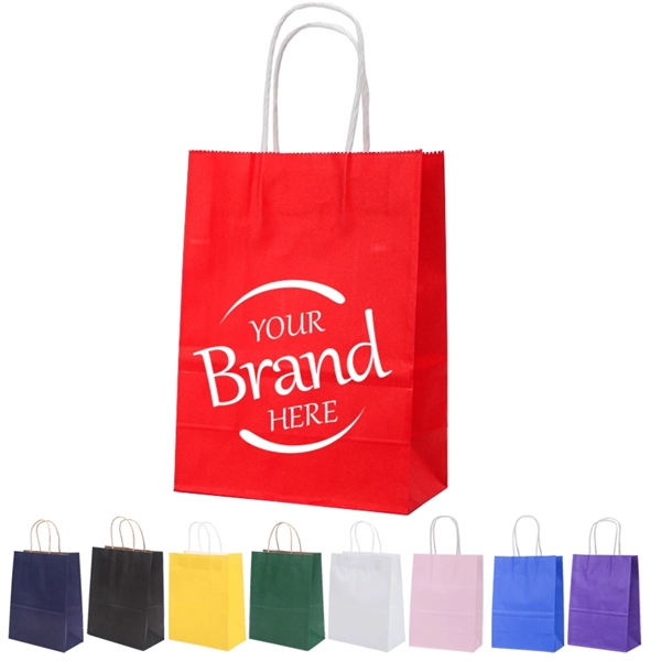 Kraft Paper Gift Tote Bag - Kraft Paper Gift Tote Bag - Image 0 of 9