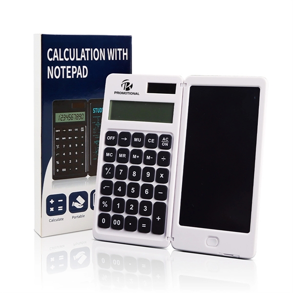 Basic Desk Calculator Notepad with Pen - Basic Desk Calculator Notepad with Pen - Image 0 of 4