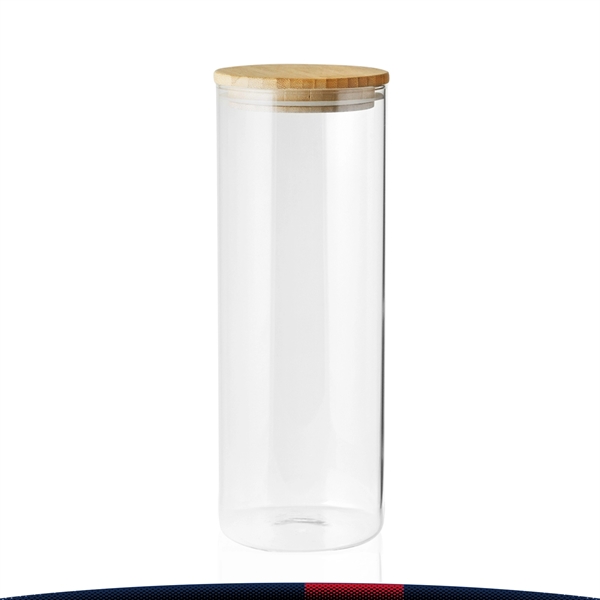 64 oz. Glass Jars with Wooden Lids - 64 oz. Glass Jars with Wooden Lids - Image 3 of 3