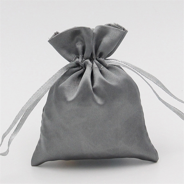 Multi-Size Drawstring Satin Gift Bag - Multi-Size Drawstring Satin Gift Bag - Image 3 of 9