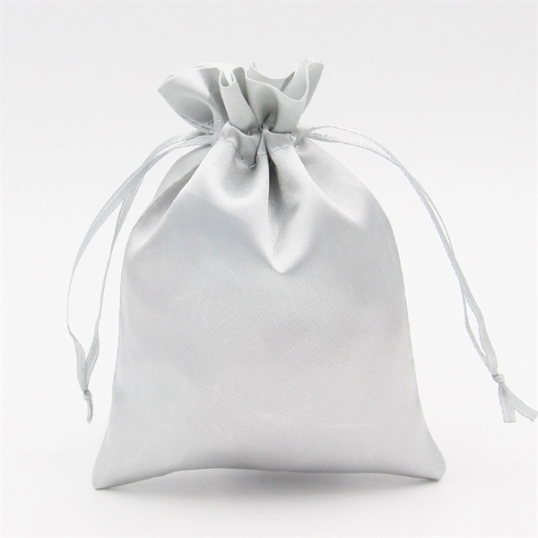 Multi-Size Drawstring Satin Gift Bag - Multi-Size Drawstring Satin Gift Bag - Image 5 of 9