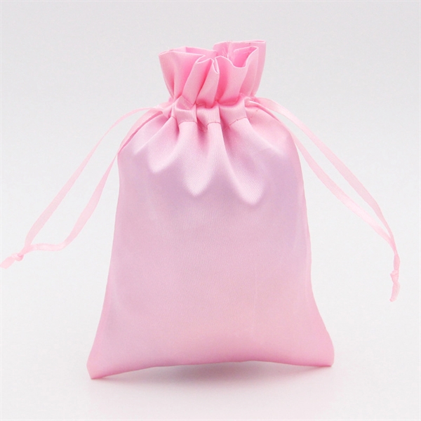 Multi-Size Drawstring Satin Gift Bag - Multi-Size Drawstring Satin Gift Bag - Image 6 of 9