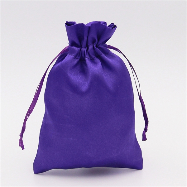 Multi-Size Drawstring Satin Gift Bag - Multi-Size Drawstring Satin Gift Bag - Image 7 of 9