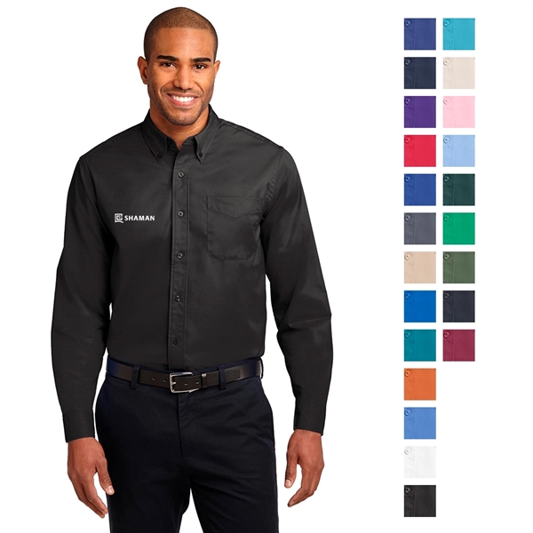Port Authority® Long Sleeve Easy Care Shirt - Port Authority® Long Sleeve Easy Care Shirt - Image 0 of 21