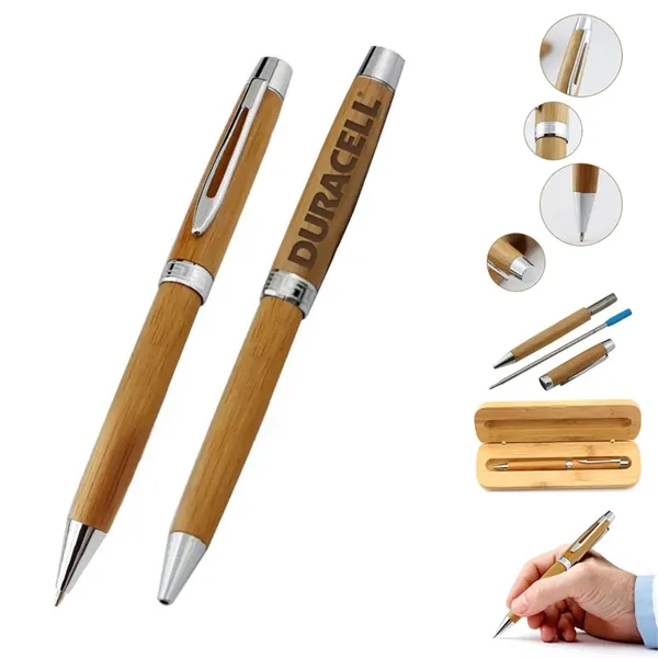 Earthy Elegance - Premium Bamboo Executive Pen - Earthy Elegance - Premium Bamboo Executive Pen - Image 0 of 1