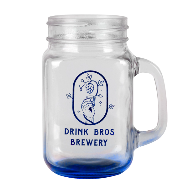 16 oz. Sunny Day Mason Jar (1 Color Imprint) - 16 oz. Sunny Day Mason Jar (1 Color Imprint) - Image 0 of 4