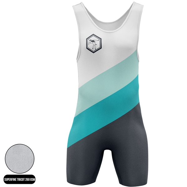 Custom Men's Full Sublimation Wrestling Singlet - Custom Men's Full Sublimation Wrestling Singlet - Image 0 of 5