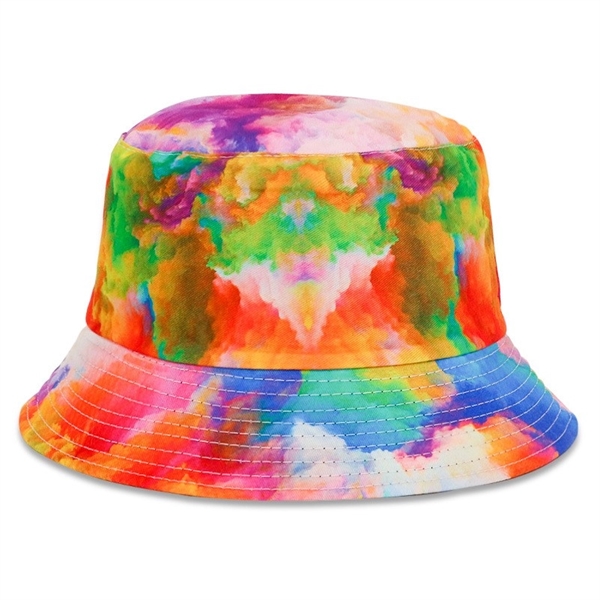 Sublimated Tie Dye Design Bucket Hat - Sublimated Tie Dye Design Bucket Hat - Image 0 of 0