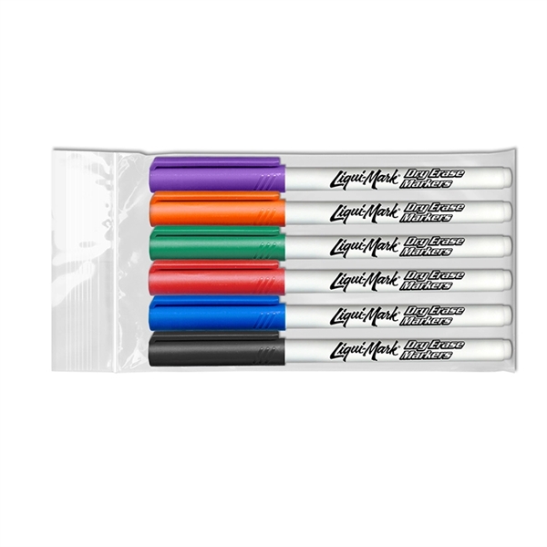 Fine Tip Dry Erase Marker - USA Made - 6 Pack - Fine Tip Dry Erase Marker - USA Made - 6 Pack - Image 0 of 0