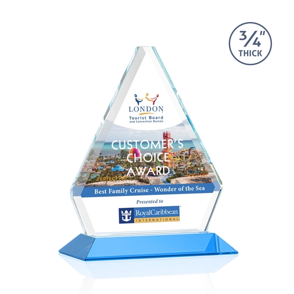 Custom Fyreside VividPrint™ Award - Sky Blue