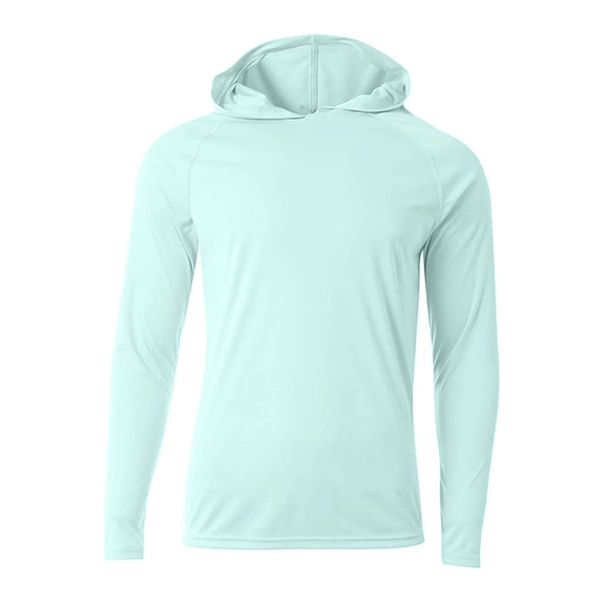 A4 Cooling Performance Hooded Long Sleeve T-Shirt