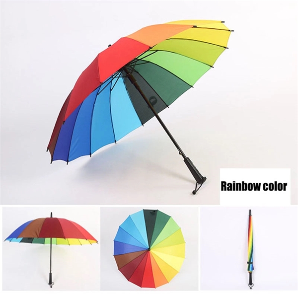 Lgbt Gay Pride Rainbow Umbrella - Lgbt Gay Pride Rainbow Umbrella - Image 0 of 2