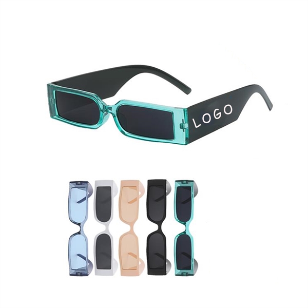 UV Protection Stylish Vintage Small Frame Square Sunglasses