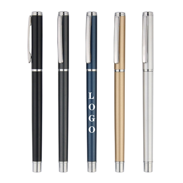 Colorful Signature Gel Black Ink Metal Ballpoint Pen - Colorful Signature Gel Black Ink Metal Ballpoint Pen - Image 0 of 3