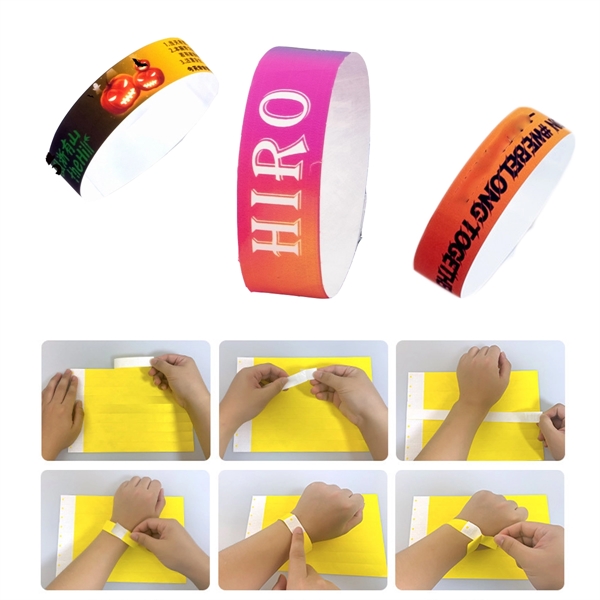 Disposable Waterproof Paper Bracelet - Disposable Waterproof Paper Bracelet - Image 1 of 1