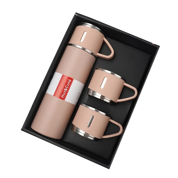 16.9oz Vacuum Insulated Bottle with 3 Cups - 16.9oz Vacuum Insulated Bottle with 3 Cups - Image 2 of 10