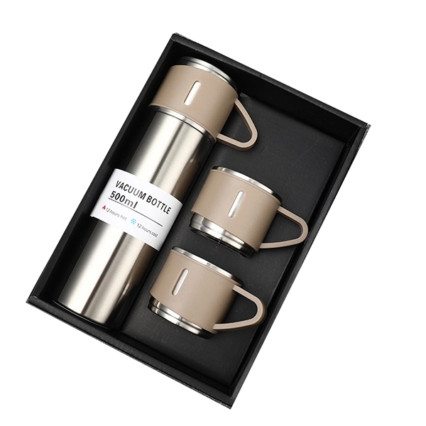 16.9oz Vacuum Insulated Bottle with 3 Cups - 16.9oz Vacuum Insulated Bottle with 3 Cups - Image 5 of 10