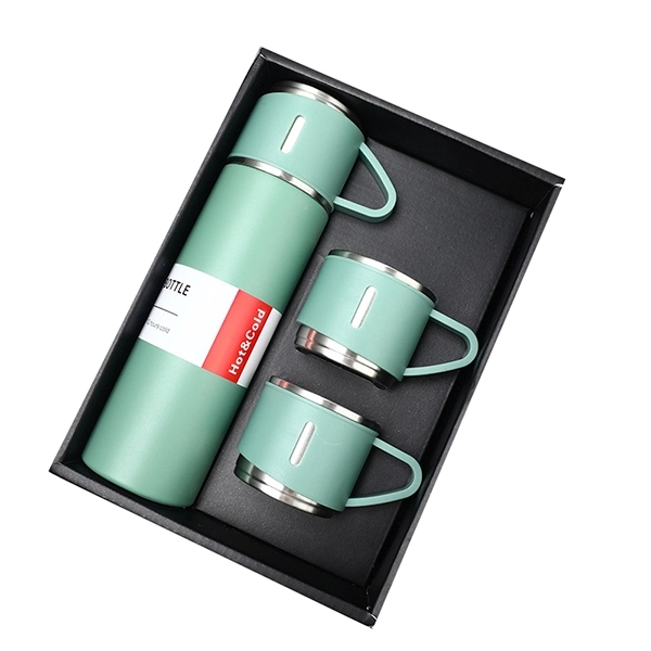 16.9oz Vacuum Insulated Bottle with 3 Cups - 16.9oz Vacuum Insulated Bottle with 3 Cups - Image 8 of 10