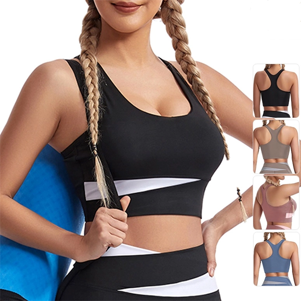 Women Sports Fitness Workout Padded Yoga Vest - Women Sports Fitness Workout Padded Yoga Vest - Image 0 of 5