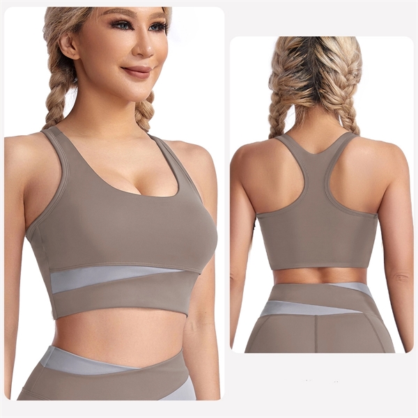 Women Sports Fitness Workout Padded Yoga Vest - Women Sports Fitness Workout Padded Yoga Vest - Image 2 of 5