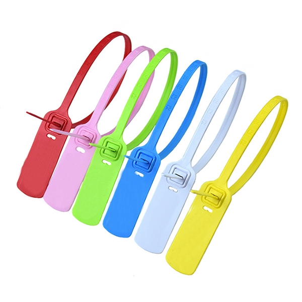 Plastic Tamper Seal Self-Locking Tie Disposable - Plastic Tamper Seal Self-Locking Tie Disposable - Image 1 of 3