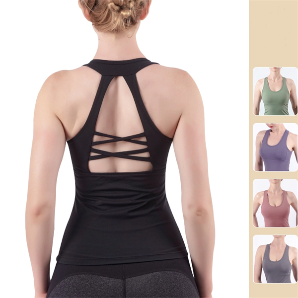 Women Workout Yoga Tank Top - Women Workout Yoga Tank Top - Image 0 of 6