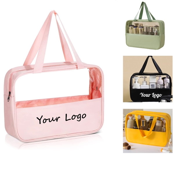 Travel Clear Cosmetic Makeup Beauty Bag Toiletry Organizer - Travel Clear Cosmetic Makeup Beauty Bag Toiletry Organizer - Image 0 of 5