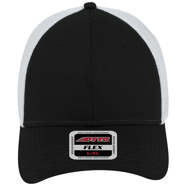 Flex 6 Panel Low Profile Mesh Back Trucker Hat - Flex 6 Panel Low Profile Mesh Back Trucker Hat - Image 7 of 10