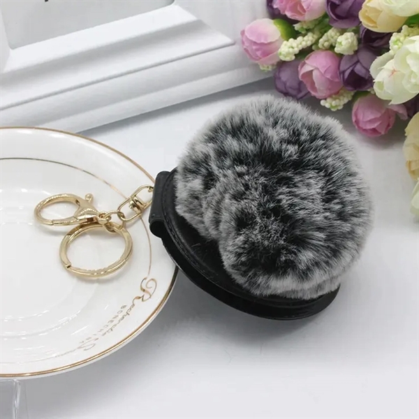 Pom Mirror Keychain With Printed Tag - Pom Mirror Keychain With Printed Tag - Image 3 of 12