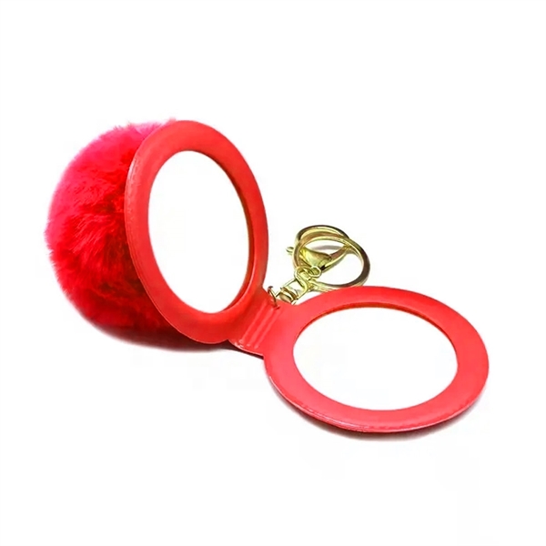 Pom Mirror Keychain With Printed Tag - Pom Mirror Keychain With Printed Tag - Image 8 of 12