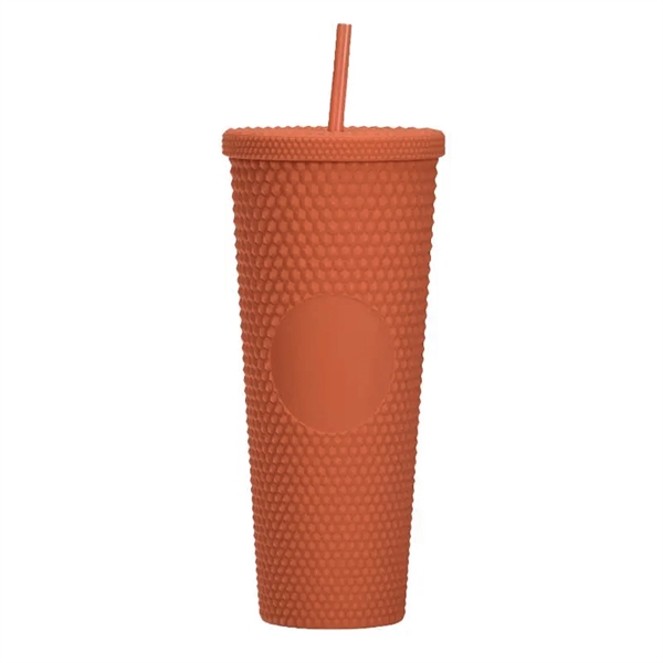 Sprayed Rubber Full Color Tumbler 24OZ - Sprayed Rubber Full Color Tumbler 24OZ - Image 4 of 10