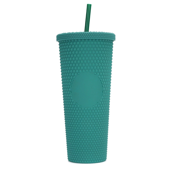 Sprayed Rubber Full Color Tumbler 24OZ - Sprayed Rubber Full Color Tumbler 24OZ - Image 8 of 10