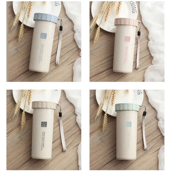 Eco-Friendly Wheat Straw Tumbler 12 Oz - Eco-Friendly Wheat Straw Tumbler 12 Oz - Image 2 of 8