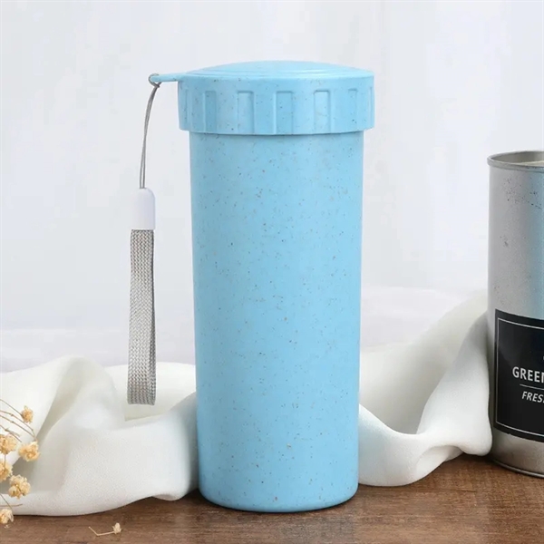 Eco-Friendly Wheat Straw Tumbler 12 Oz - Eco-Friendly Wheat Straw Tumbler 12 Oz - Image 3 of 8